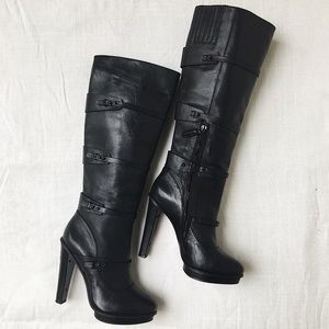 Bcbgmaxazria leather boots